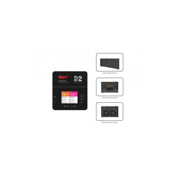Зарядний пристрій для дрона iSDT D2 MK2 Battery Charger