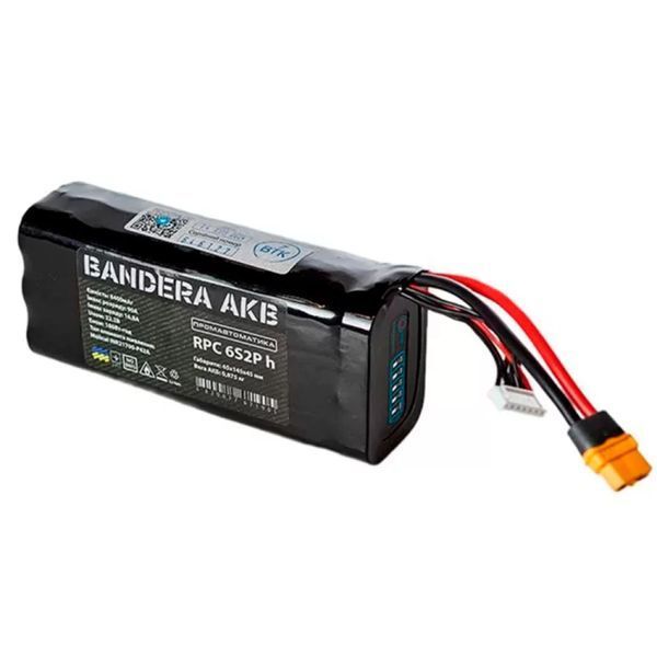 Акумуляторна батарея LiIon 6s2p Molicel 21700 8400 mah 90A INR21700-P42 горизонтальний для FPV Bandera AKB Промавтоматика