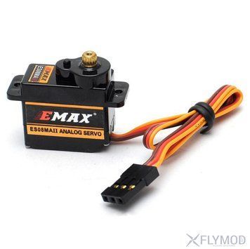 Аналоговый сервопривод EMAX ES08MA II 12G с металлическим редуктором
