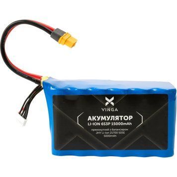 Аккумуляторный блок Vinga Li-ion 6S3P 15000mAh с балансиром (JHY Li-Ion 21700 5000mAh)