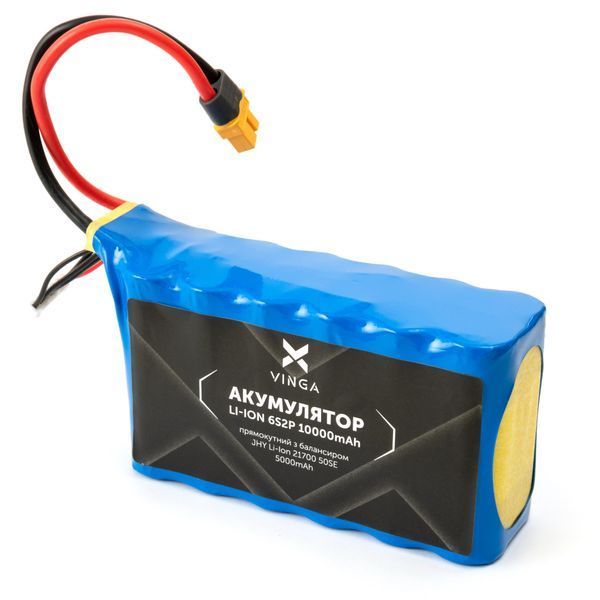 Акумуляторний блок Vinga Li-Ion 6S2P 10000mAh коробка 10 шт