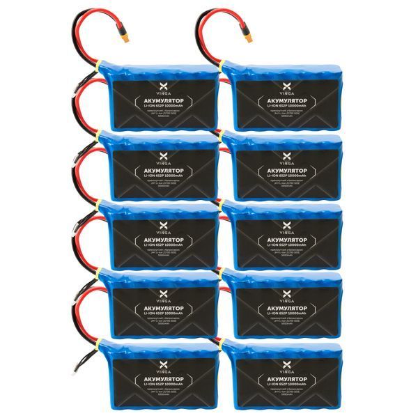 Акумуляторний блок Vinga Li-Ion 6S2P 10000mAh коробка 10 шт