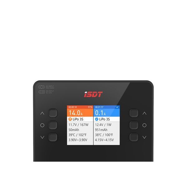 Зарядний пристрій для дрона iSDT K2 Air Bluetooth, AC/DC 200W/500Wx2 20A