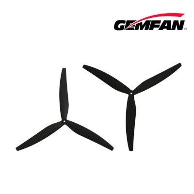 Пропелер для дрона Gemfan 1507 Glass Fiber Nylon 3 Blade 1CW/1CCW- Black
