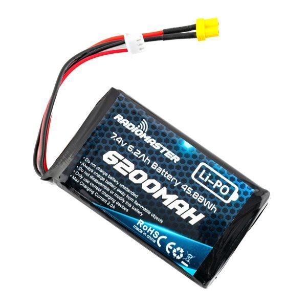 Аккумуляторный блок RadioMaster 6200mah 2S Lipo Transmitter Battery