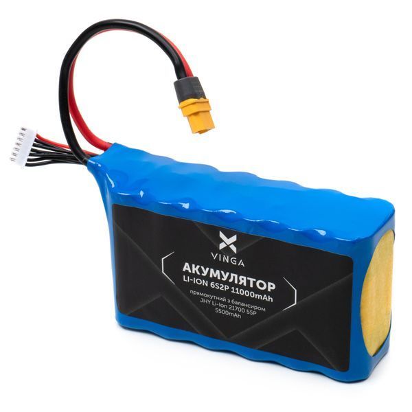 Акумуляторний блок Vinga Li-ion 6S2P 11000mAh з балансувальним дротом