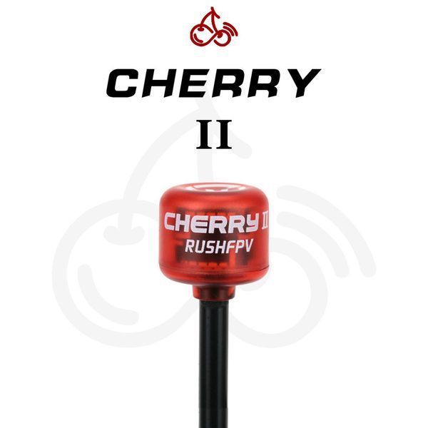 Антена для дрона RushFPV Cherry II MMCX-JW90 RHCP Transparent Red