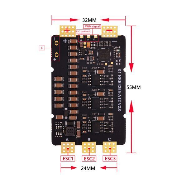 Регулятор ходу (ESC) HAKRC 4225 120A 12S