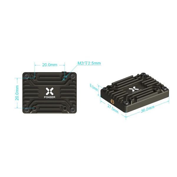 Видеопередатчик (VTX) Foxeer Reaper Extreme 2.5W 5.8GHz 40CH X Band