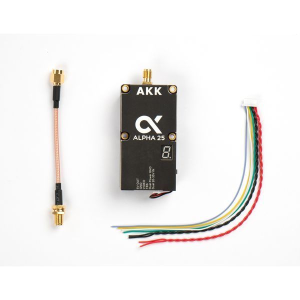 Видеопередатчик (VTX) AKK Alpha 25W 4.9G-6G 96CH