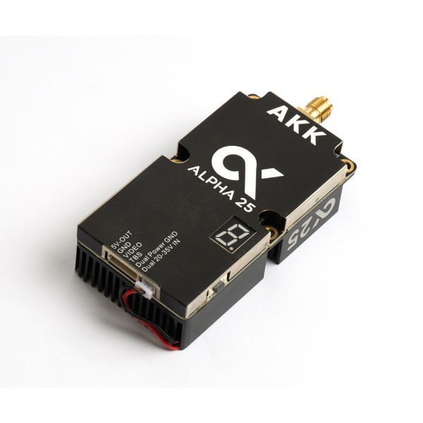Видеопередатчик (VTX) AKK Alpha 25W 4.9G-6G 96CH