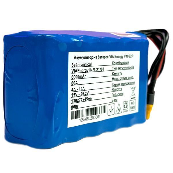 Аккумуляторная литиевая батарея VIA Energy V46S2P