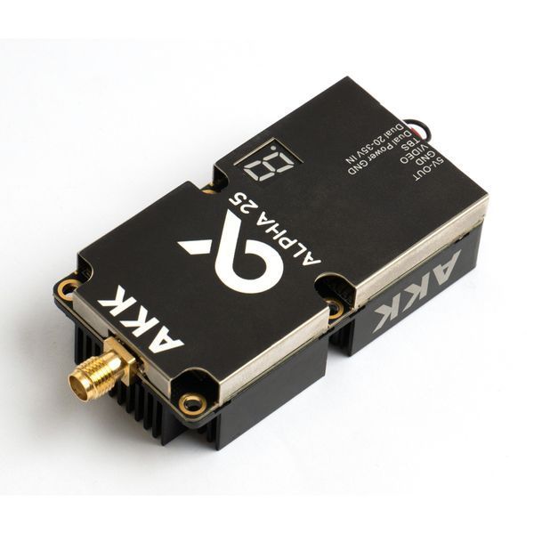 Видеопередатчик (VTX) AKK Alpha 25W 4.9G-6G 96CH