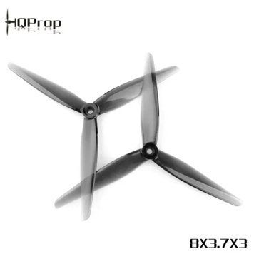 Пропелер HQProp 8X3.7X3 Grey (2CW+2CCW) Poly Carbonate