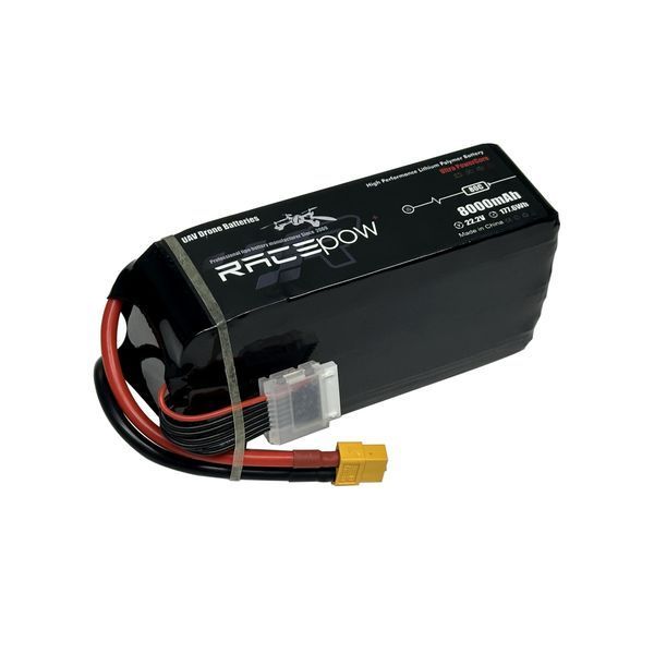 Акумуляторний блок RacePow Lipo 6s 8000mAh 80C XT60