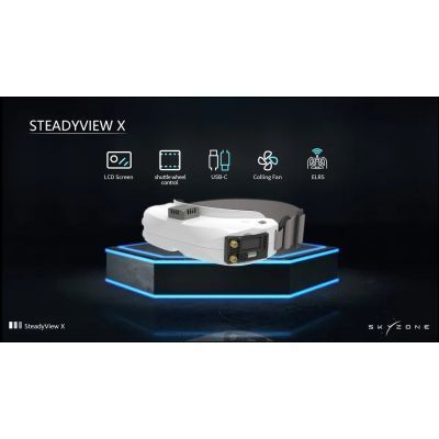 Відеоприймач (VRX) Skyzone SteadyView X 5-5.8GHz 56CH L, X Band