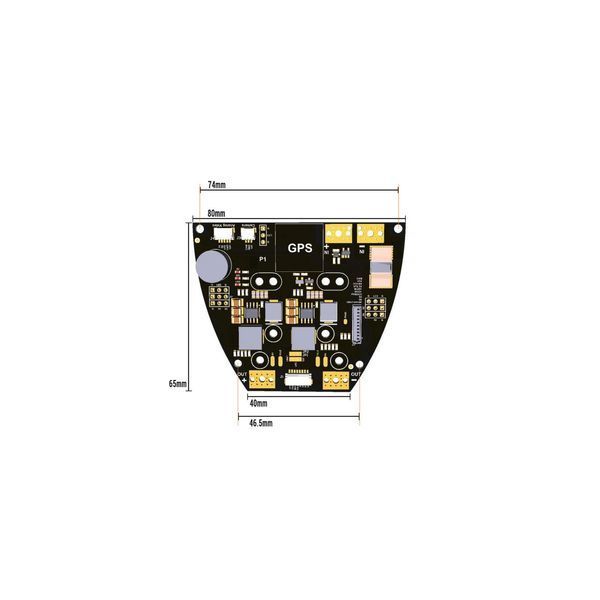 Плата распределения питания (PDB) TBS Lucid Wing PDB