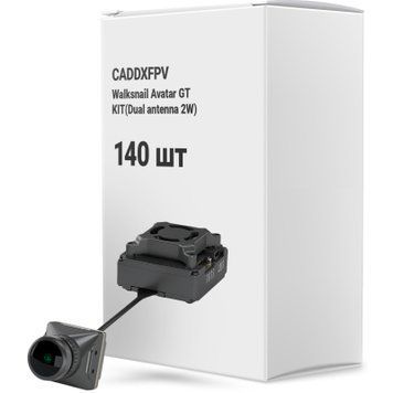 Видеосистема FPV CADDXFPV Walksnail Avatar GT KIT(Dual antenna 2W) упаковка 140 шт.