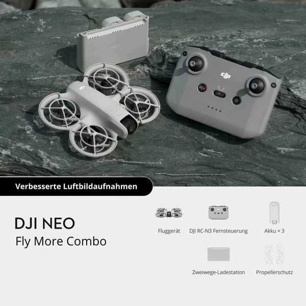 Квадрокоптер DJI Neo Fly More Combo (DJI RC-N3) пульт без дисплея
