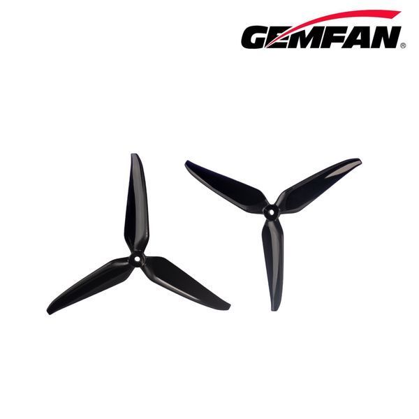 Пропелер для дрона Gemfan 7140 PC 3 Blade - Black 2xCW/2xCCW