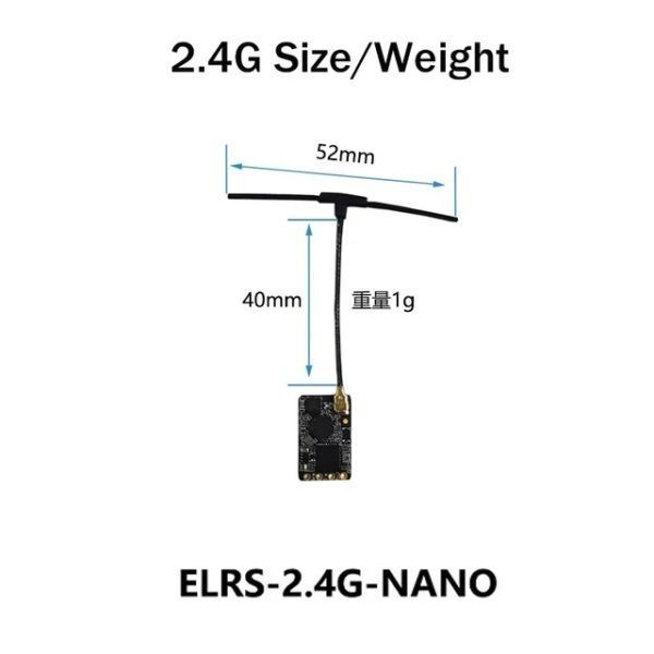Приймач BAYCK ExpressLRS 2.4GHz Nano ELRS