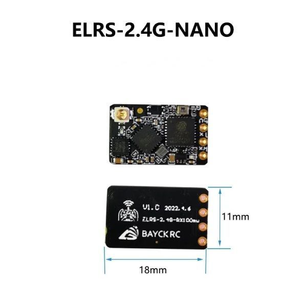 Приймач BAYCK ExpressLRS 2.4GHz Nano ELRS
