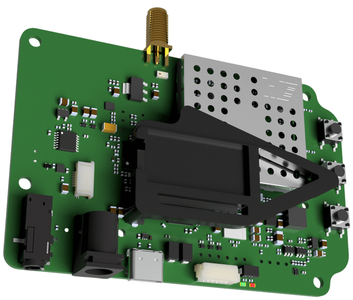 Відеоприймач D1 Spot VRX 4.5GHz з антеною Helix 4.0-5.0Ггц