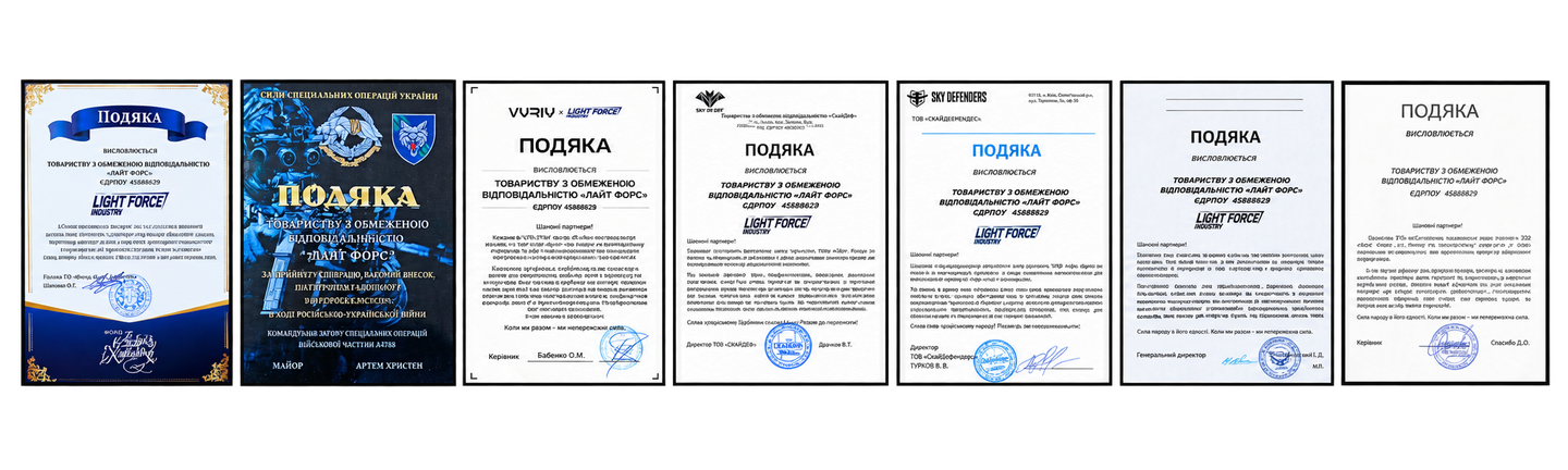 Подяки від клієнтів